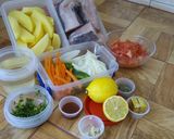Foto del paso 1 de la receta: Caldillo de merluza austral