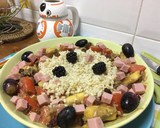 Foto del paso 4 de la receta: Ensalada de arroz con tomate, piña, aguacate y pavo