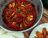 Sütőben sült Ratatouille fűszeres koftával recept fázis 9 fotója