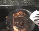 A picture of step 3 of Montreal salmon.