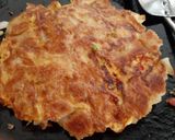A picture of step 4 of Bread Omlate.