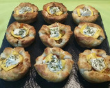 Foto del paso 8 de la receta: Pastelitos de hojaldre a los quesos