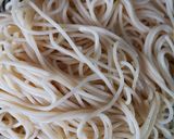 Gambar langkah 4 resipi Spaghetti Daging Bulgogi.