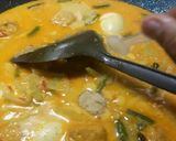 Foto langkah ke 8 dari resep Lodeh labu siam kacang panjang.