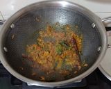 A picture of step 5 of Dahi TikhariSpicy Yogurt Curry.