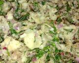 A picture of step 1 of Potato parantha.