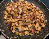 Foto del paso 3 de la receta: Espaguetis de calabacín con tempeh y berenjena