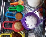 A picture of step 1 of Bihari smoke kababs.