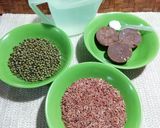Foto langkah ke 1 dari resep 858. Bubur Beras Merah & Kacang Hijau.
