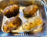 A picture of step 1 of Grilled Baked Potatoes 🥔.