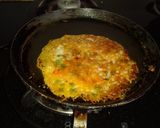A picture of step 5 of Bread uttapam.