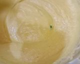 A picture of step 3 of Gujrati Dhokla.
