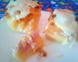 Foto del paso 6 de la receta: PAPA LIBRILLO Con jamón Salsa y queso muzzarela
