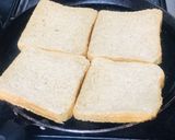 A picture of step 3 of Air fryer baked Szechwan brown bread pizzas.