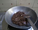 A picture of step 2 of Nutty chocolatey sukhdi.