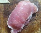 Sajttal, sonkával és baconnel töltött rántott karaj recept fázis 6 fotója