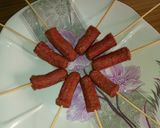 A picture of step 4 of Chips corndog.