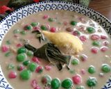 Gambar langkah 5 resipi Bubur Candil Durian.