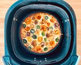 Foto del passaggio 5 della ricetta Torta di ricotta con roselline di verdure miste