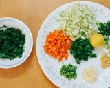A picture of step 1 of Lemon 🍋 Coriander Soup.