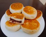 Hình bước làm 8 của món Bánh bao rán nhân đậu đỏ