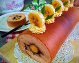 Foto langkah ke 7 dari resep Bolu Gulung Pisang.