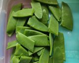 Zuckererbsen (Schoten) in Teriyakisauce Rezeptschritt 1 Foto