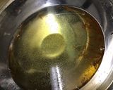 A picture of step 7 of Moong dal halwa.