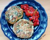 Foto del paso 7 de la receta Hamburguesas de pollo y espinacas