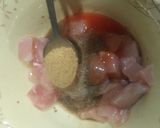 A picture of step 2 of Chicken bites.