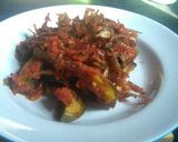 Foto langkah ke 4 dari resep Balado terong teri.