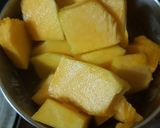 A picture of step 1 of Pumpkin veg.