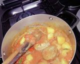 A picture of step 4 of Fried taro/potatoes rice#mycreativearrowrootrecipecontest#.