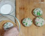 A picture of step 5 of Crispy Veg Tikki Burger Recipe/VegTikki Cheese Burger.