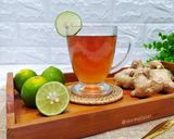 Foto langkah ke 4 dari resep Teh Jahe Jeruk Nipis.