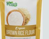 A picture of step 1 of Brown rice flour cheela.
