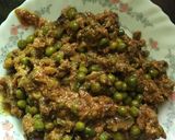 A picture of step 6 of Mushroom keema with matar #valentinespecial#mealfortwo.