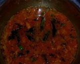 A picture of step 2 of Sev tamata sabji.