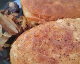 A picture of step 3 of Battered chicken burgers.