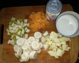 A picture of step 1 of Creamy Fruits Salad.