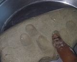 A picture of step 1 of Pearl Millet Bajari Na Rotla.