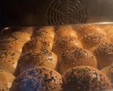 A picture of step 16 of Coconut Sesame Seeds Dinner Rolls.