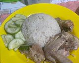Foto langkah ke 7 dari resep Nasi Hainam Chicken Wings - Rice Cooker.
