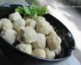Foto langkah ke 5 dari resep Bakso ayam kenyal simple tanpa Bp / penyedap.