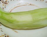 A picture of step 3 of Lauki ka raita.