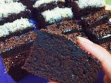 Moist Eggless Steamed Brownies