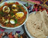 A picture of step 5 of Egg Choley😀😀.