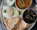 A picture of step 17 of Veg lunch thali.