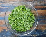 A picture of step 1 of Methi Matar Malai (Nut-Free).