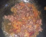 A picture of step 1 of Spicy and Hot noodles.